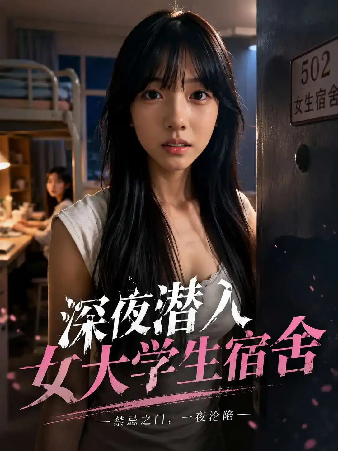 《深夜潜入女大学生宿舍》短剧封面