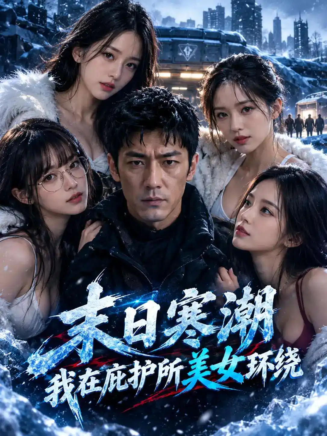 《末日寒潮我在庇护所美女环绕》短剧封面